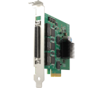 9-Port Mil1394 PCIe OHCI Adapter-angle